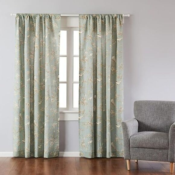 Levtex Lyon Teal Drape Teal - Picture 1 of 3